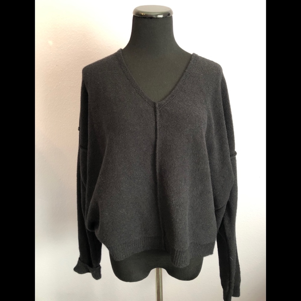 Free People Black Sweater